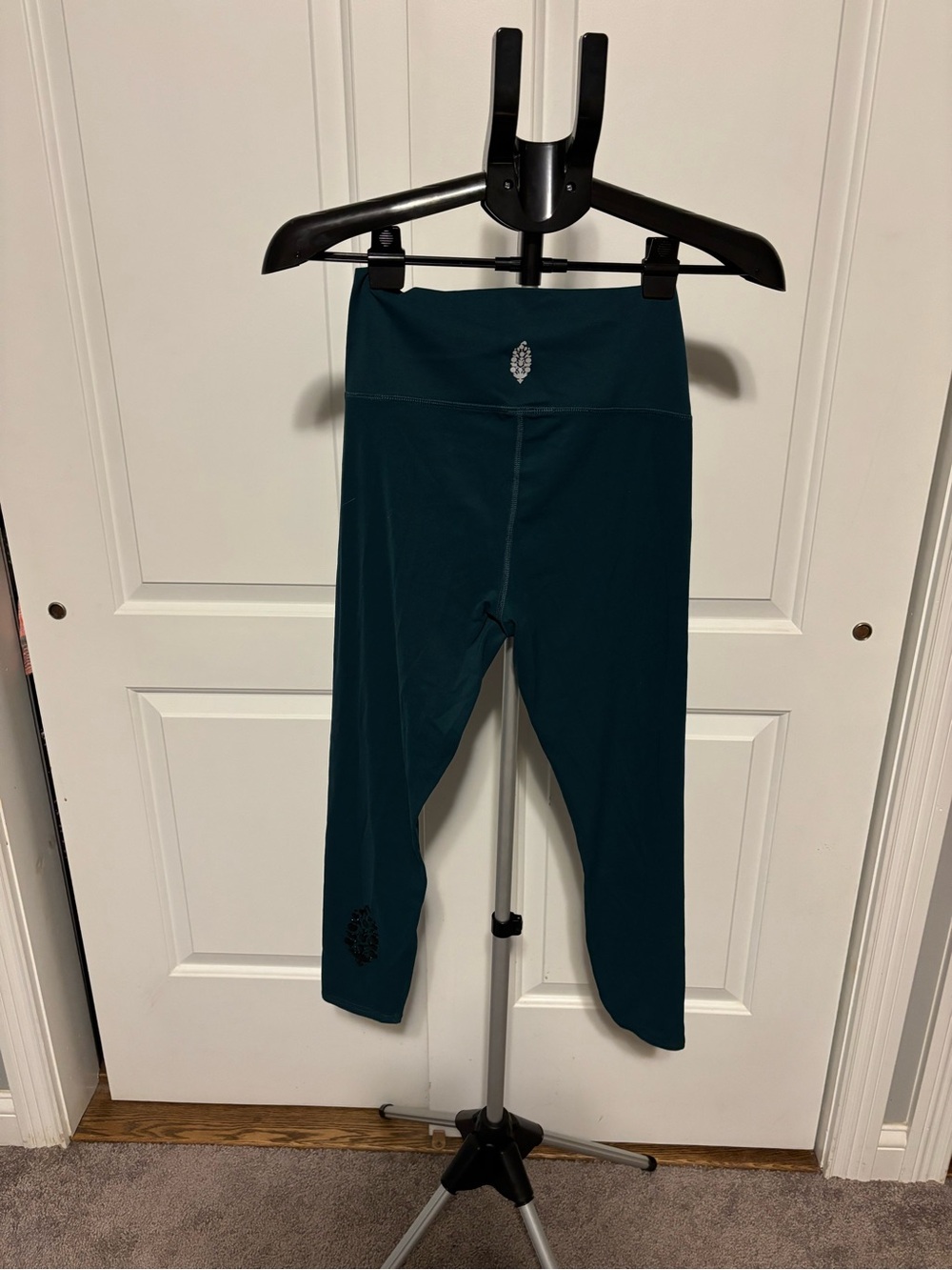 FP Movement Free People High Rise Crop Leggings Teal Green